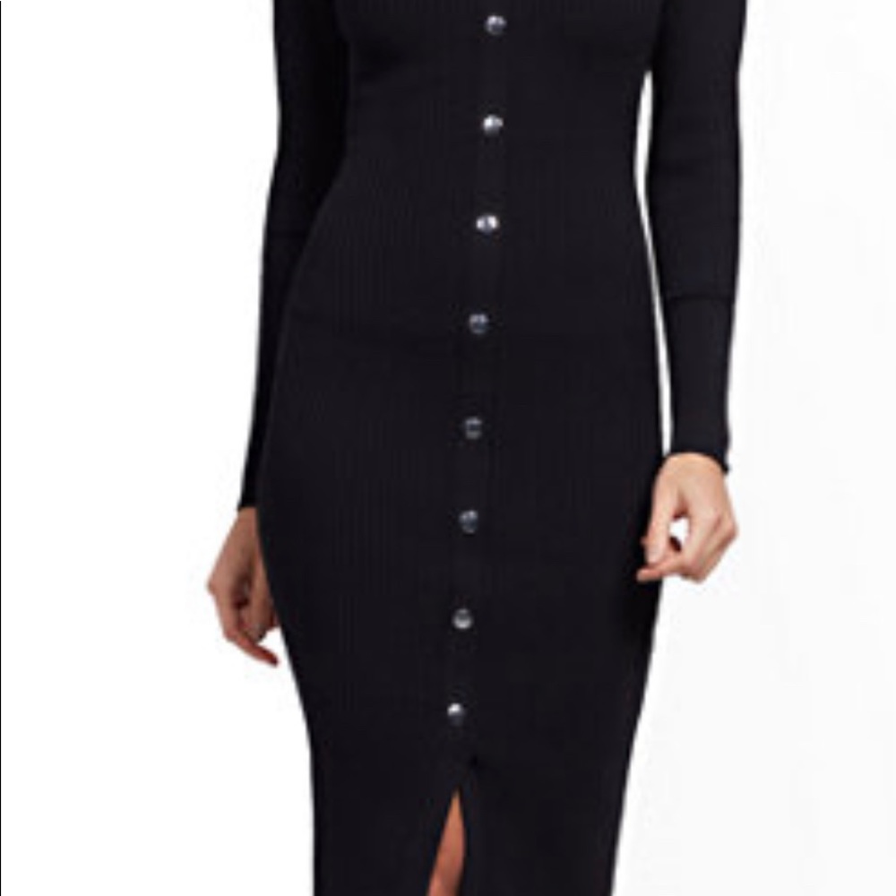 Sexy Black New York & Co sweater dress as L